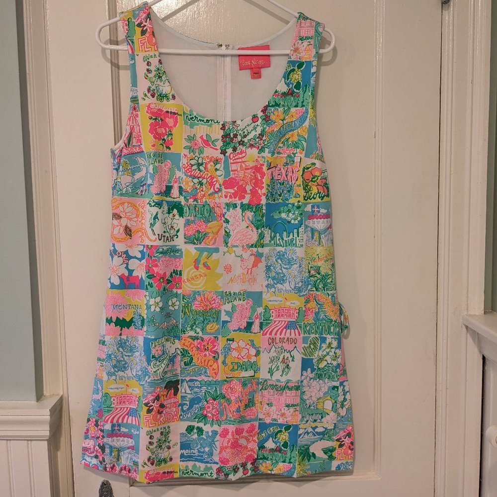 NWOT Lilly Pulitzer Romper Multistate Patch 8